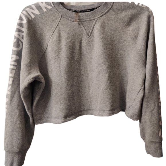 Calvin Klein Tops - Calvin Klein Collection Crop Sweater Size L Pre Owned